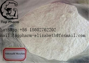 Verbesserungs-Steroide Cas 139755-91-2 Sildenafil Mesylate männliches pharmazeutisches materielles Pulver wite, das 99%purity bobybuilding ist