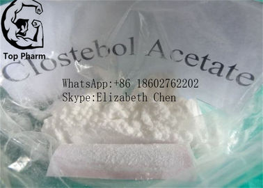 Clostebol-Azetat-rohes Testosteron pulverisieren Reinheitsbodybuilding Azetats 4-Chlorotestosterone 99% CASs 855-19-6